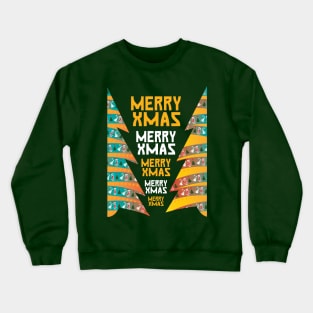 christma tree drawing Crewneck Sweatshirt